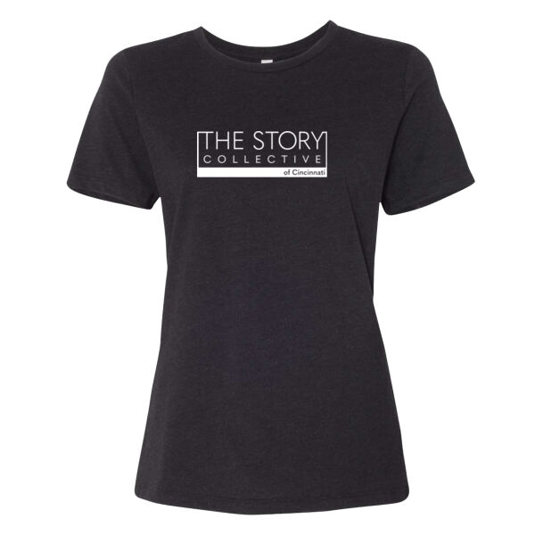 The Story Collective Printed - Women’s Relaxed Fit Heather CVC Tee Thumbnail