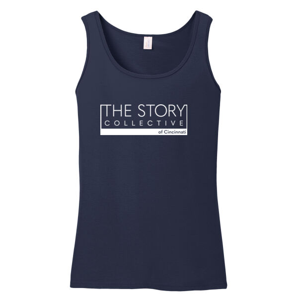 The Story Collective Printed - Softstyle ® Junior Fit Tank Top Thumbnail