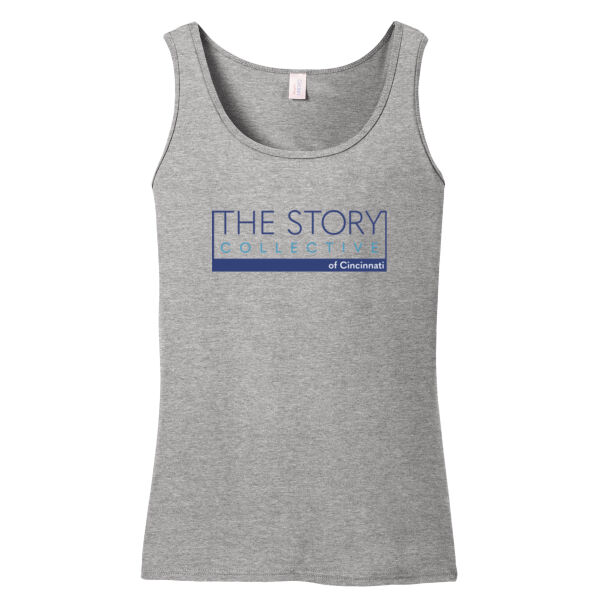 The Story Collective Printed - Softstyle ® Junior Fit Tank Top Thumbnail